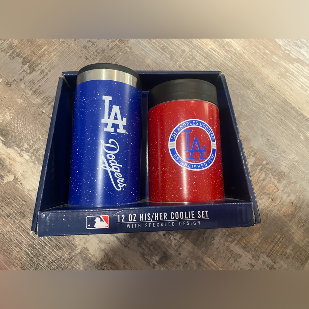 MLB LA Dodgers  12oz His/Her Coolie Set